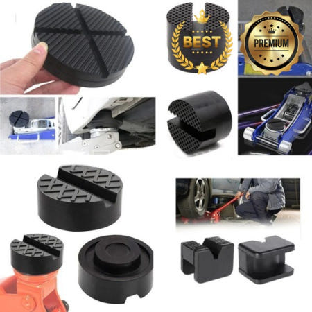 다른 유형의 자동차 리프트 잭 스탠드 고무 패드 검정색 슬롯 바닥 프레임 레일 어댑터 유니버설