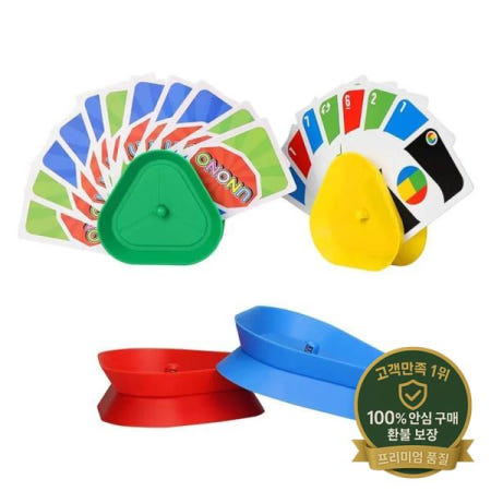 4개/대 삼각형 모양의 카드 홀더 게으른 사람 포커 좌석 게임 어린이 노인을위한 스탠드 무료 손