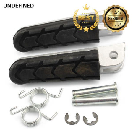 UNDEFINED 검은 오토바이 발 페그 혼다 CB250 호넷 용 전면 Footpegs