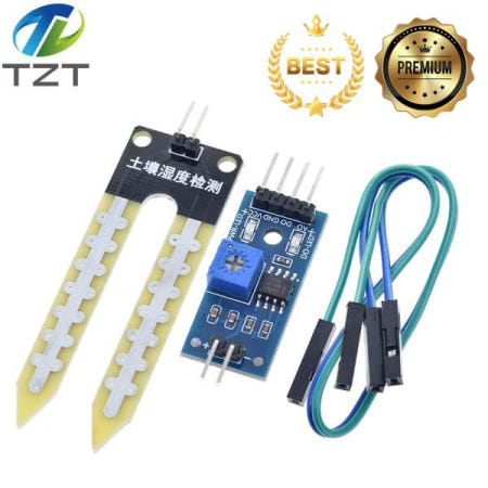 용량 성 토양 수분 센서 습도 디지털 디스플레이 제어 Arduino 자동 TZT