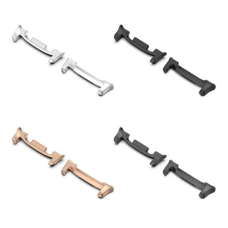 [바우앤샵]갤럭시워치 8 클래식 스트랩 연결 커넥터 커스텀 스테인레스 스틸 워치7울트라 6 5 4 날개형 호환 어댑터