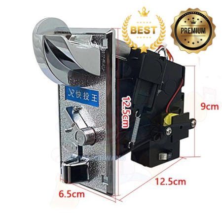 빠른 동전 삽입 (12 개/시간) 슬롯 아케이드 게임 핀볼 부품 낚시를위한 유효성 검사기 수락자 메커니즘
