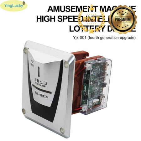 1Pcs 복권 티켓 디스펜서 긴 고속 상환 아케이드 슬롯 낚시 자동 판매기 게임 기계 점수 장치