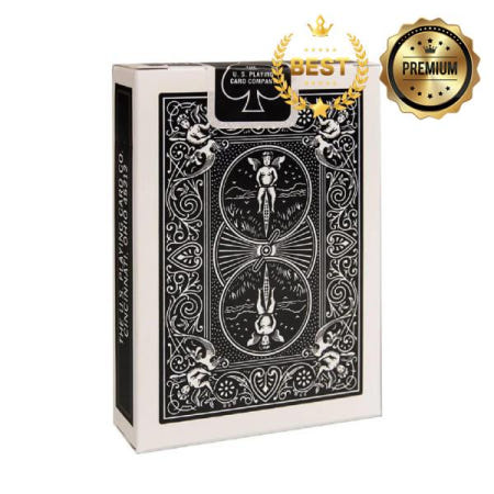 자전거 블랙 카드 놀이 - 트릭용 페이스 개프 덱 포커 표준 라이더 백