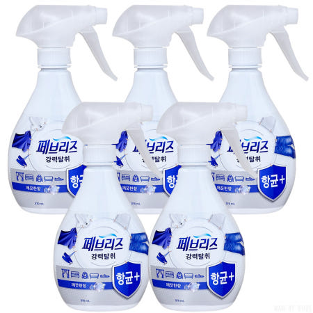페브리즈 항균 플러스 섬유탈취제 깨끗한향 370ml 5개