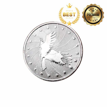 금속 아케이드 게임 토큰 스테인레스 스틸 이글 로고 코인 100 개 251.85mm