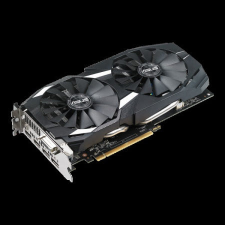 [해외]ASUS DUAL-RX580-O4G 라데온 RX 580 그래픽 지원 4GB GDDR5 PCI 익스프레스 3.0 16X HDMI 8핀 데스크탑용