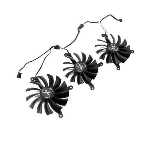 [해외]XFX 스피드스터 MERC 319 AMD Radeon RX 6800 V1 GPU 냉각 선풍기 비디오 카드 95mm CF1015U12D