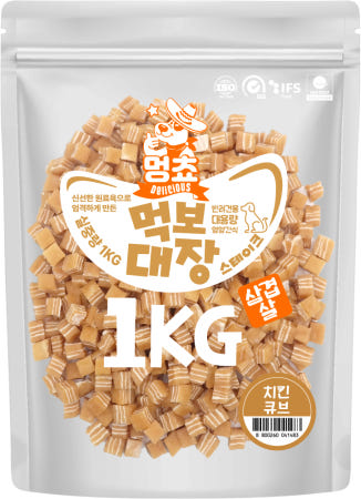 멍쵸 먹보대장 삼겹살스테이크 Sk치킨큐브, 1kg, 1개