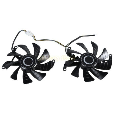 [해외]RTX2060 T129015SU SUPER 팬용 2Pcs 87mm 4Pin 12V VGA 그래픽 카드 냉각 향상된 열 방출