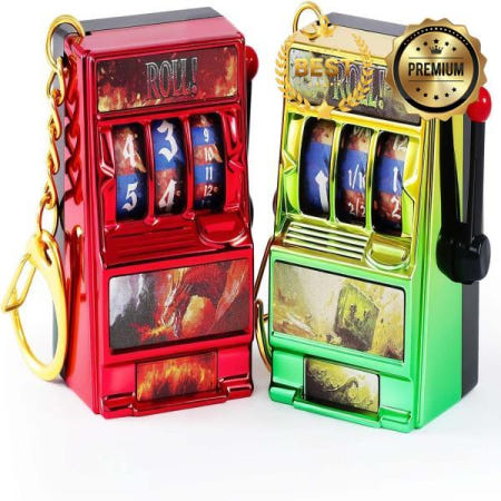 DND 주사위 세트 던전 및 드래곤 역할 놀이 게임용 미니 슬롯 머신 플레이어에 적합한 독특한 플라스틱