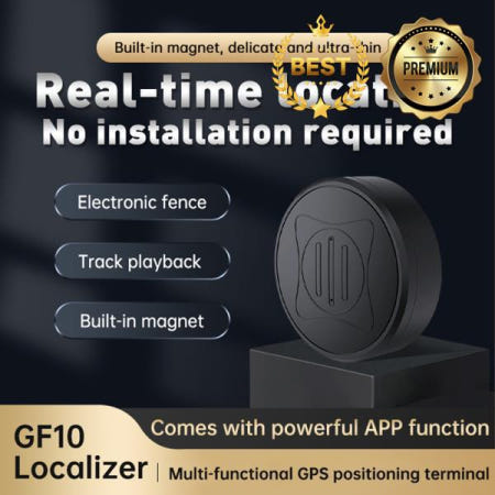 GF10 미니 지능형 안티 손실 추적기 자동차 GPS 로케이터 강력한 자기 설치 무료 노인 어린이 애완 동물