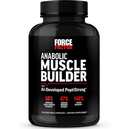 [해외]Force Factor 아나볼릭 머슬 빌더 펩티스트롱 150캡슐