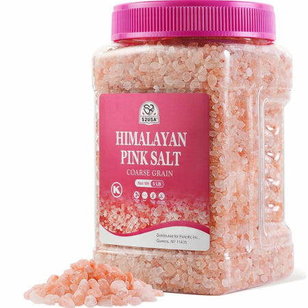 [해외]52USA 히말라야 핑크 솔트 코스, 그라인더용 비-GMO 80온스(5파운드), 100 리얼, 퓨어, 정제되지 않은 솔트, 80개 이상의 미네랄 및 전해질, 바다