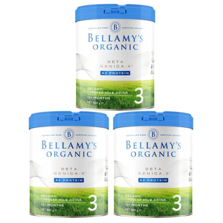 [밸라미스오가닉][해외]벨라미스 오가닉 베타 제니카-8 분유 3단계 800g x 3EA 호주직구 A2 단백질
