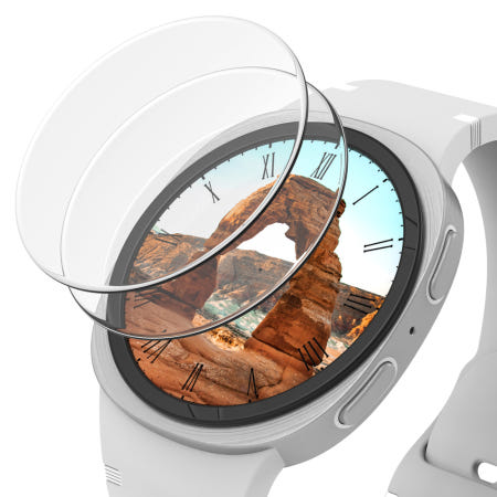 로랜텍 티치 갤럭시워치8 강화유리 액정보호필름 2매 40mm