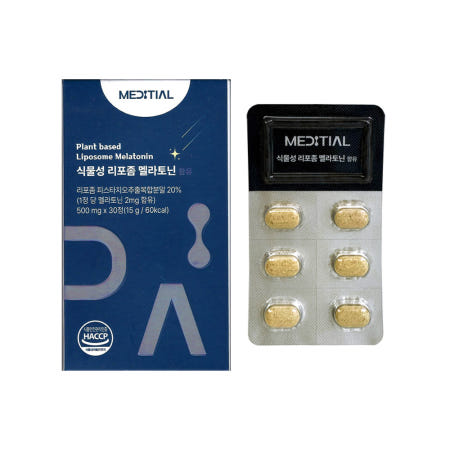 메디셜 식물성 리포좀 멜라토닌 500mg x 30정 1개