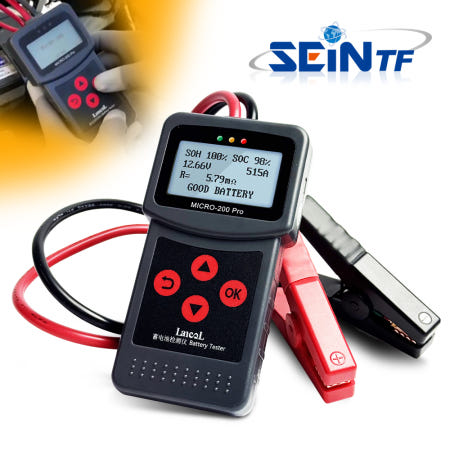 [수입제품]자동차 배터리 테스터기 진단기 측정기 체크 12v 24v MICRO-200PRO