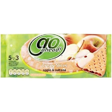 [해외]Go Ahead 고어헤드 맥바이트 애플 프루트 크리스피 슬라이스 5x39g 4팩