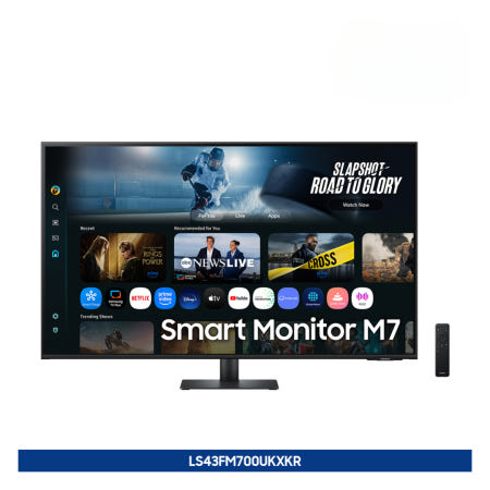 삼성전자 스마트모니터 M7 S43FM700 107.9cm(43인치) 4K UHD 블랙