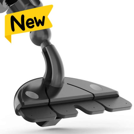 [해외]100% 호환자동차 CD 슬롯 마운트 거치대 브래킷 조정 가능한 태블릿 폰 패드 스탠드 17mm 볼 액세서리 악세사리