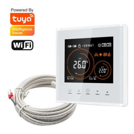 Tuya WIFI 16A 3A 바닥 난방 온도 조절기 Alexa Yandex Google 컨트롤러가 장착 된 스마트 홈 Underfloor