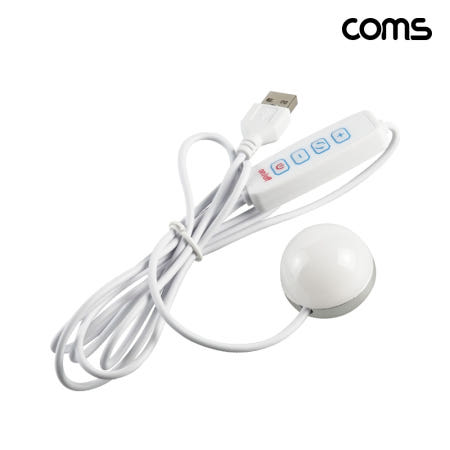 [라이트컴]Coms 전구형 USB LED 램프 라이트 자석 리모컨 / BF518