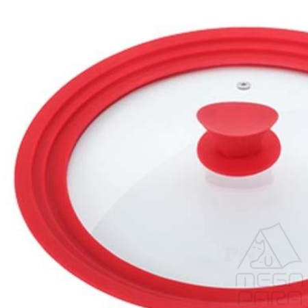 PN풍년 실리콘 멀티뚜껑 레드 26cm~30cm 다용도커버 팬덮개 냄비뚜껑