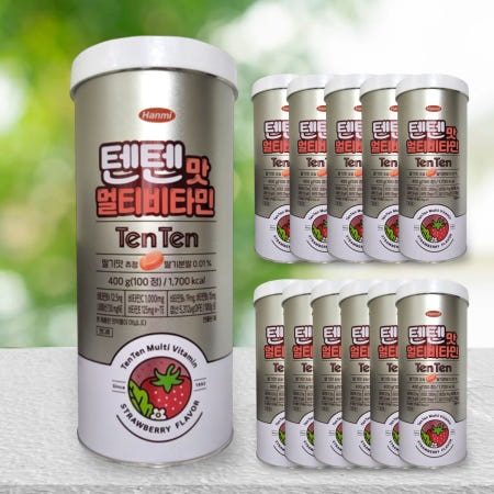 한미약품 텐텐 영양제 멀티비타민 100정, 12개