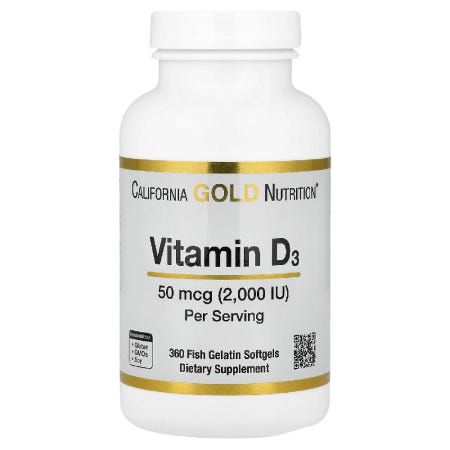 [해외]CGN Vitamin D3 비타민D3 50mcg 2000IU 콜레카시페롤 360정