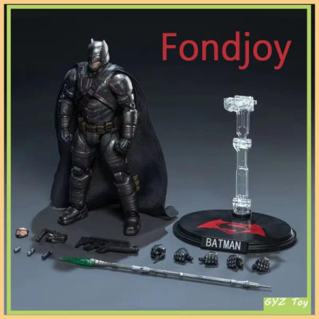오리지널 Fondjoy 기갑 배트맨 피규어 Dc Justice League 피규어 형사 1/9 배트맨 Pvc 맞춤형 모델 공동 이동식 Giftstoy