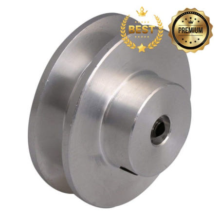31x15 ilver 알루미늄 합금 단일 그루브 5MM 모터 샤프트 용 고정 보어 풀리 PU 라운드 벨트