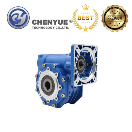 Chenyue 하이 토크 웜 기어박스 CYVF 075 입력 19mm 비율 5:1 주석 청동 CNC 무료 유지 보수