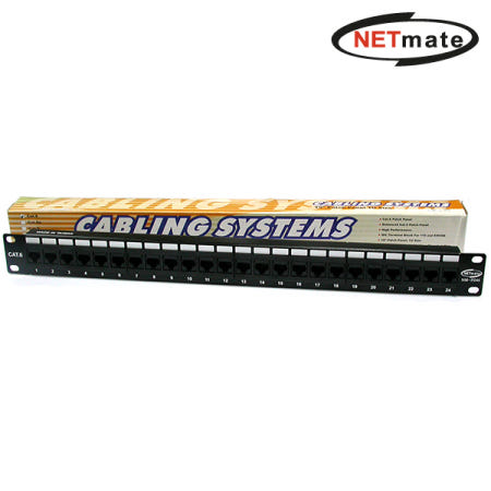 NM-P246 CAT.6 24포트 패치 판넬 넷메이트