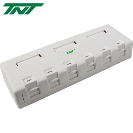 [Tri-Net Technology]NM-TNT65 TNT 노출형 6포트 아울렛 박스