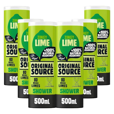 [해외]영국 오리지널소스 징기 라임 샤워젤 500ml x 6팩