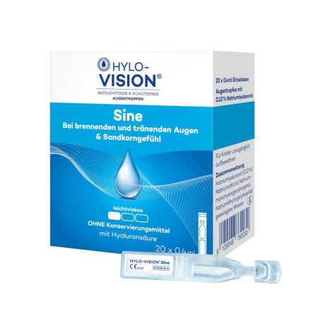 [해외]독일 하일로 비전 사인 히알루론산 일회용 인공눈물 0.4ml x 20개