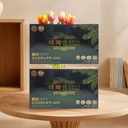 더파인프리미엄 솔잎증류농축액 솔잎농축액 2개