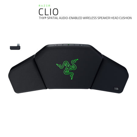 Razer 체어용 Clio 무선 스피커 헤드쿠션장착 rf2.4/블루투스겸용