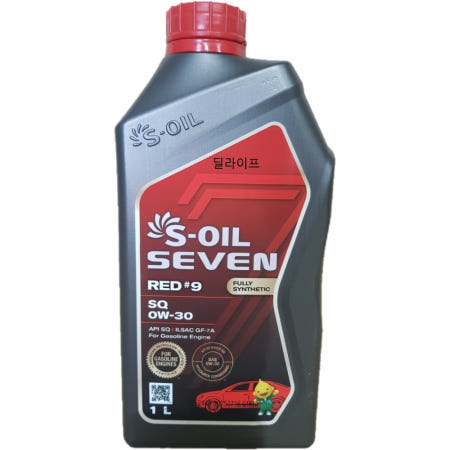 에쓰오일 RED 세븐레드9 SQ GF-7A 0W30 1L