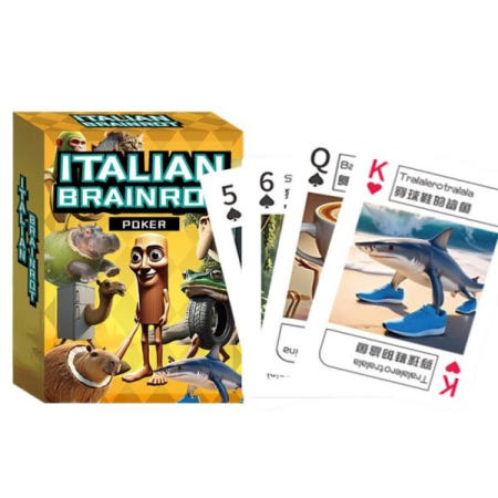 American Shan Hai Jing Poker, 이중 언어(어 영어) 외국 카드, 카드 Meme, Stick Man, 창의적인 주변기기  장난감