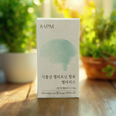 멜라피스 8APM 멜라토닌 식물성 멜라토닌 30정, 1개