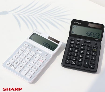 샤프 계산기 EL-VN82 WH BK 메탈실버 메탈블랙