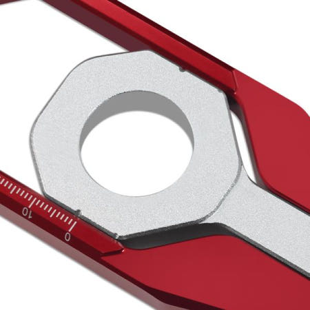 [해외]TMAX TECH 2021-2025 오토바이 뒷바퀴 액슬 블록 체인 조절기 텐셔너 스윙 암