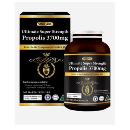 [해외]SINICARE Ultimate Super Strength Propolis 시니케어 울티메이트 슈퍼 스트렝스 프로폴리스 3700mg 365정