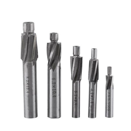 카운터싱크 엔드밀 커터 슬롯 드릴 비트 공구 M3 4날 HSS-AL CNC