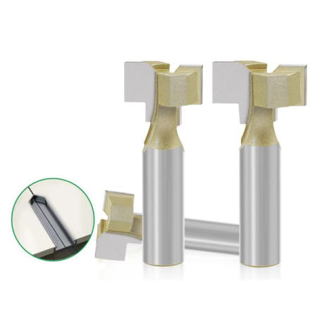1PC 1/2 생크 T-슬롯 밀링 커터 24/26/29mm 전문 등급 골든 핸들 목공 T 자형