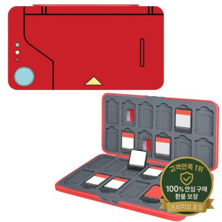 게임 카드 홀더 보관함 슬롯 24개 및 마이크로 SD 스위치에 적합 Lite/OLED/ns