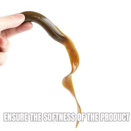 [해외]슈퍼 콘티넨탈 핫 장어 소프트 미끼 부드러운 낚시 루어 인공 샤드 Needfish 태클 20cm 신제품