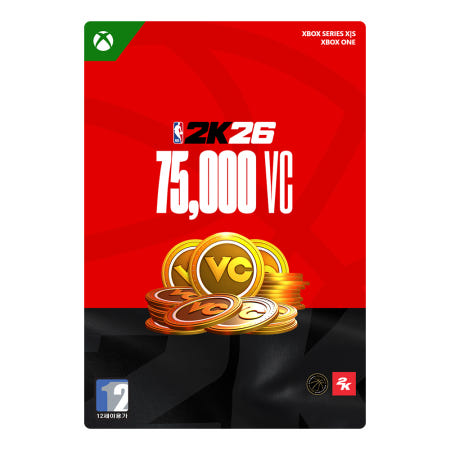 [마이크로소프트]Xbox NBA 2K26 75,000 VC 추가컨텐츠 Digital Code [24시간 발송]